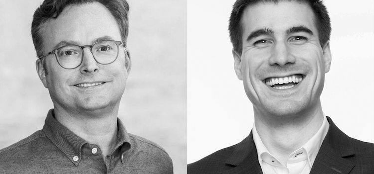 Oliver Dlugosch (NDGIT) und Gian Reto à Porta (Contovista)