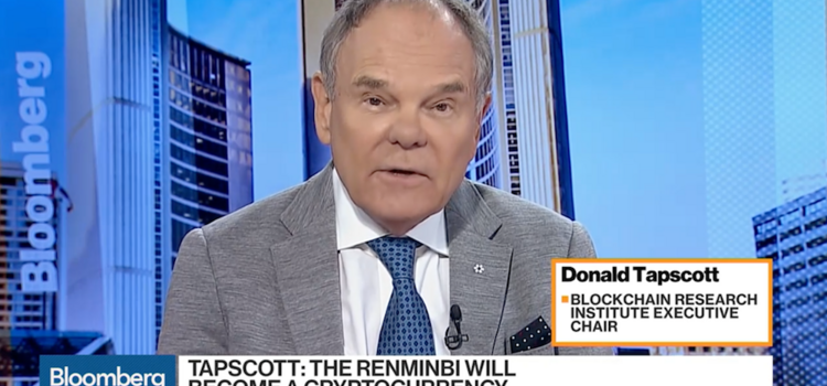 Donald Tapscott im Interview mit Bloomberg TV