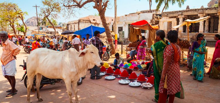 Markt in Indien