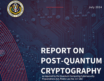 Titelseite des Reports: Report on Post-Quantum Cryptography